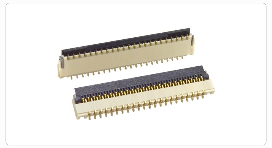 FFC/草莓视频APP色情 0.3mm 间距 1.0H 翻盖下接 镀金 9P~61P