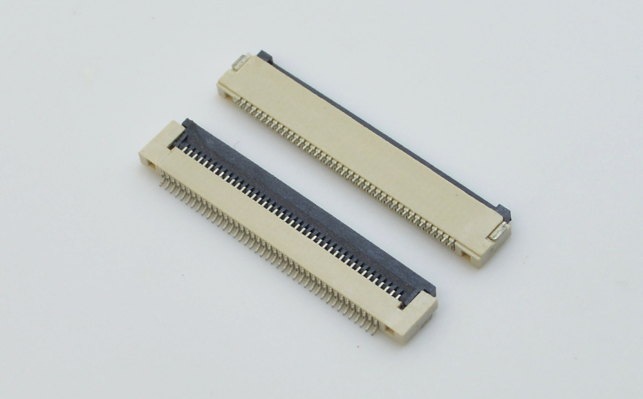工厂销售FPC/FFC软排线连接器0.5-18P 0.5间距 H1.5厚 翻盖式下接,草莓视频在线观看下载