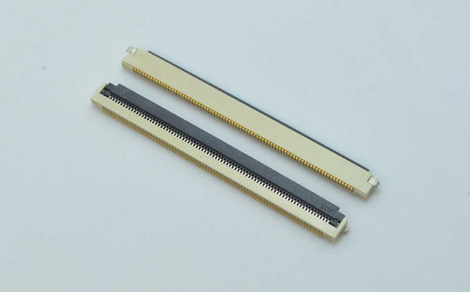 FFC/FPC座 软排线连接器 0.5mm间距 80P /68P翻盖式下接触 液晶屏,草莓视频在线观看下载