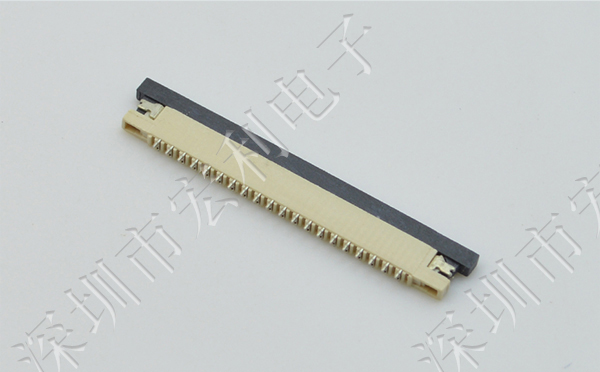FFC软排线接插件 草莓视频APP色情 间距1.0MM-7p 上接拉锁
