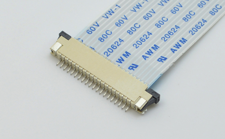FFC软排线接插件 草莓视频APP色情 间距1.0MM-16p 上接拉锁