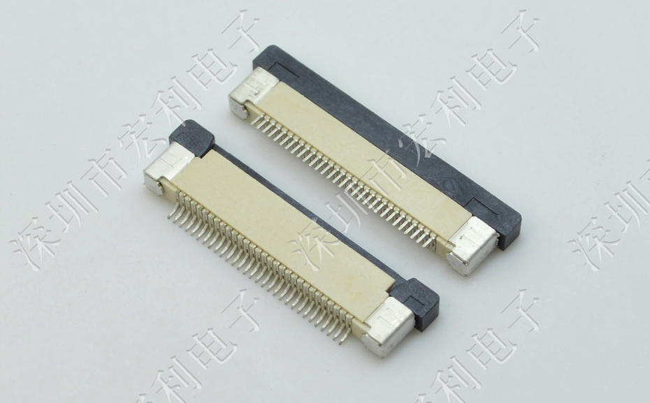 FFC/草莓视频APP色情 37p 37pin 0.5mm间距 FPC座 抽屉式上接 排线插座