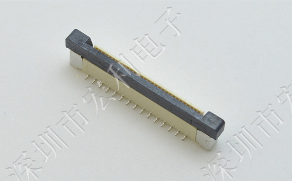 FFC/FPC软排线0.5mm间距-45P立贴正错位带锁 软排线插座草莓视频APP色情