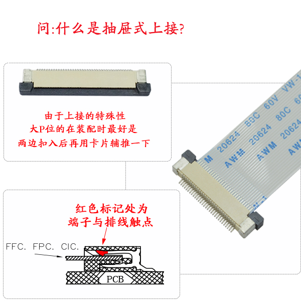 fpc连接器下接上接如何区分?[草莓视频在线观看下载]抽屉式上接